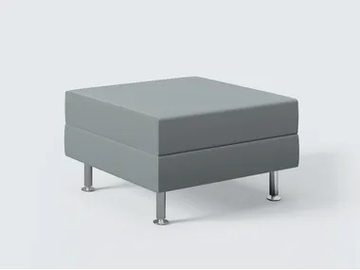 NAXOS - Upholstered square pouf by Ares Line - view 2